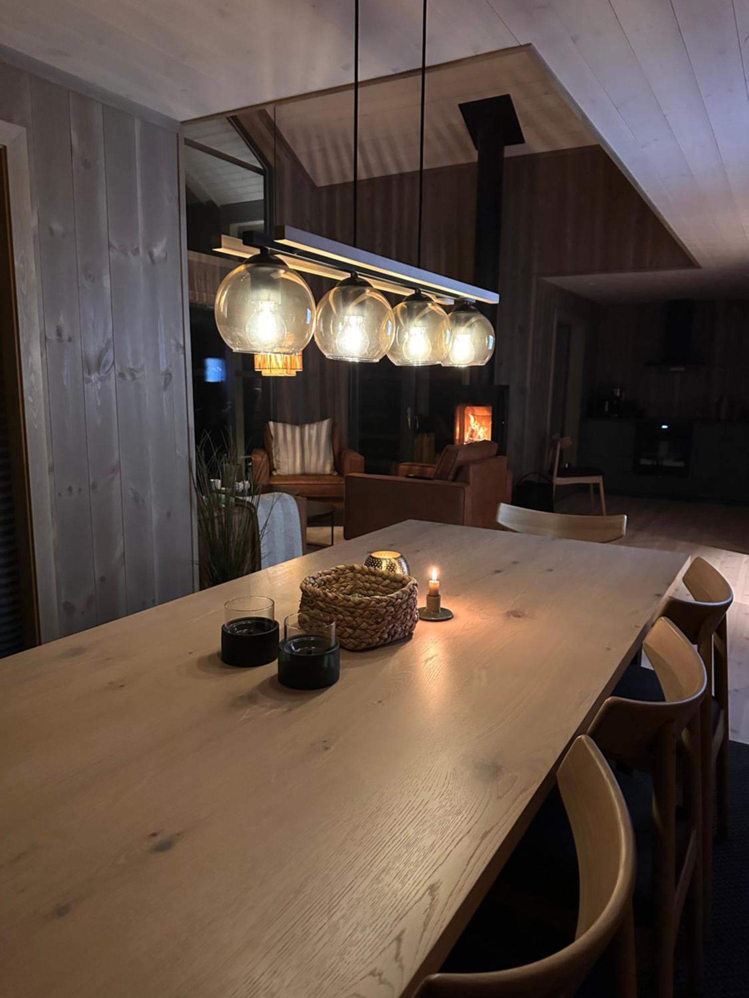 Modern Northern Lights Cabin Drangedal Buitenkant foto