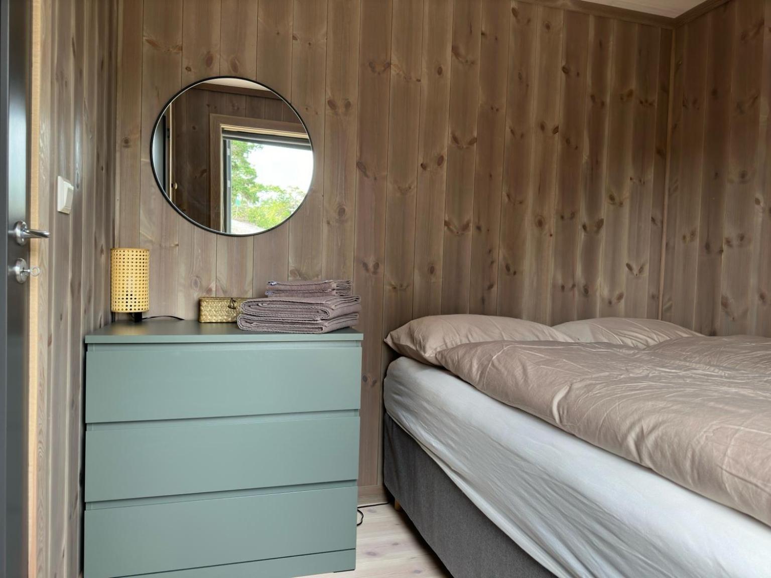 Modern Northern Lights Cabin Drangedal Buitenkant foto