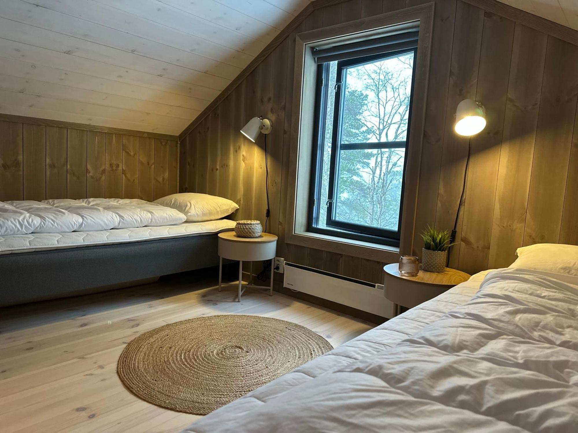 Modern Northern Lights Cabin Drangedal Buitenkant foto